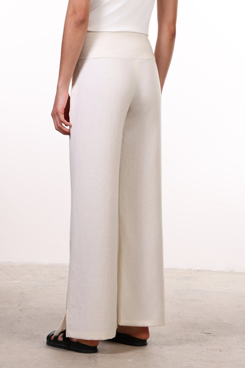 THE ISLAND LINEN BLEND SET — WOMENS OFF WHITE