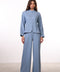 THE JAPANESE LINEN BLEND SET — WOMENS BLUE