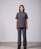 CLASSIC SHIRT HALF SLEEVES SET — WOMENS GREY