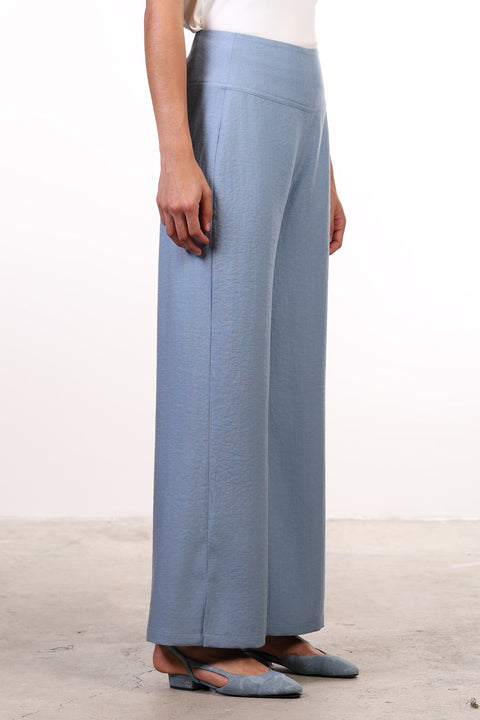 THE ISLAND LINEN BLEND SET — WOMENS BLUE
