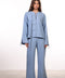 THE ISLAND LINEN BLEND SET — WOMENS BLUE