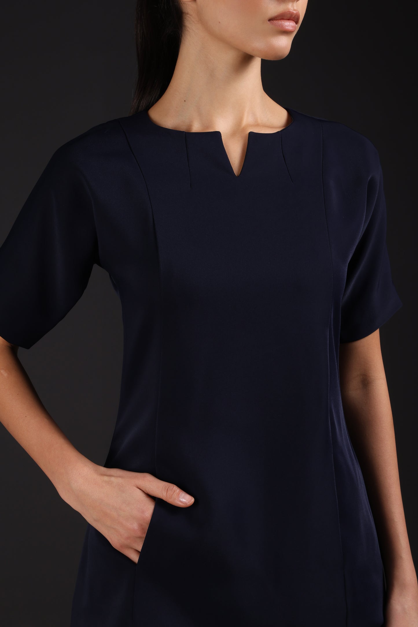 ALIGN SHIRT — IN NAVY