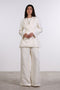 THE LINEN BLAZER — WOMENS OFF WHITE