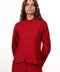THE JAPANESE LINEN BLEND SHIRT — WOMENS RED
