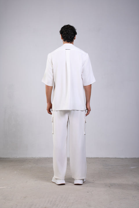 CORE SHIRT HALF SLEEVES SET — MENS WHITE
