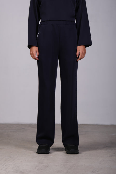 CLASSIC SHIRT FULL SLEEVES SET — WOMENS NAVY