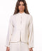THE JAPANESE LINEN BLEND SHIRT - WOMENS OFFWHITE