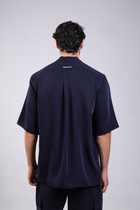 CORE SHIRT HALF SLEEVES — MENS NAVY
