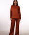 THE CLASSIC LINEN SET — WOMENS BURNT ORANGE