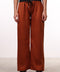 THE CLASSIC LINEN PANTS — WOMENS BUNRT ORANGE