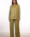 THE CLASSIC LINEN SET — WOMENS MOSS GREEN