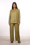 THE CLASSIC LINEN SET — WOMENS MOSS GREEN