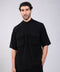 CORE SHIRT HALF SLEEVES — MENS BLACK