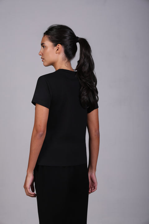 BASIC TEE — WOMENS BLACK