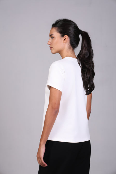 BASIC TEE — WOMENS WHITE