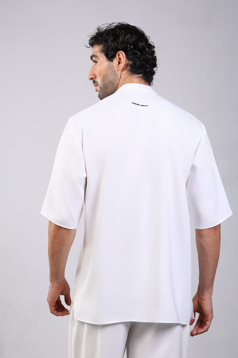 CLASSIC SHIRT HALF SLEEVES — MENS WHITE