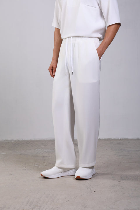 CLASSIC SHIRT HALF SLEEVES SET — MENS WHITE