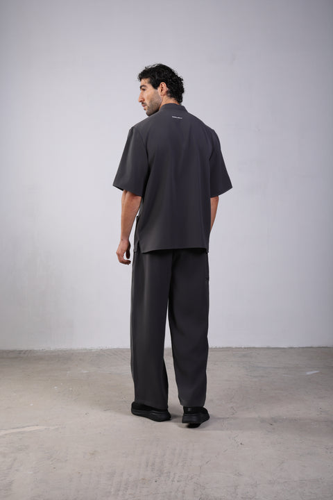 CLASSIC SHIRT HALF SLEEVES SET — MENS GREY