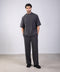 CLASSIC SHIRT HALF SLEEVES SET — MENS GREY