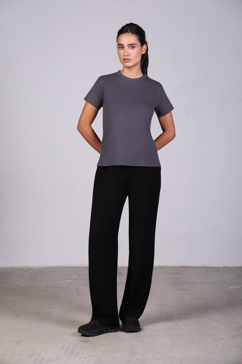 BASIC TEE — WOMENS GREY