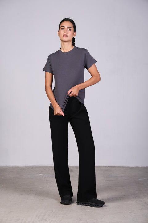 BASIC TEE — WOMENS GREY