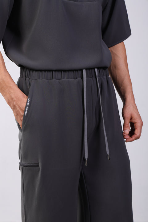 CLASSIC SHIRT HALF SLEEVES SET — MENS GREY