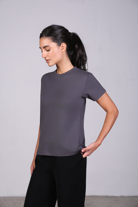 BASIC TEE — WOMENS GREY