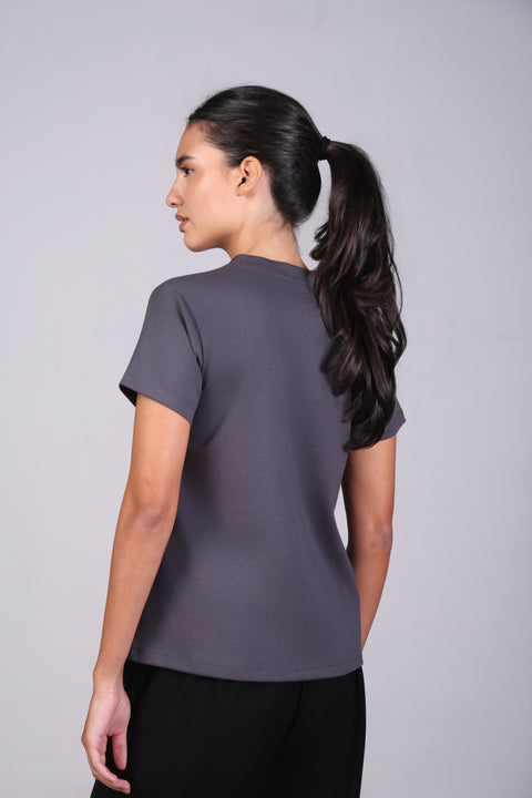 BASIC TEE — WOMENS GREY