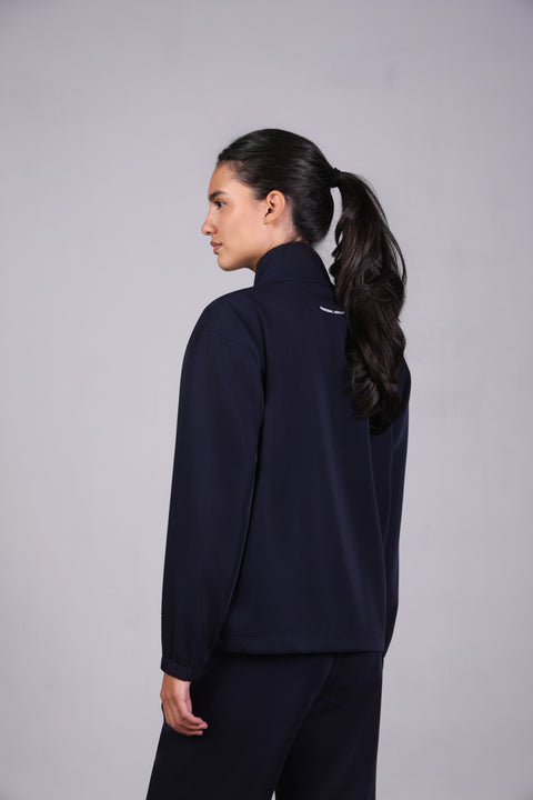 SOLID JACKET — WOMENS NAVY