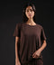 ON CALL HALF SLEEVES SET  — WOMENS BROWN