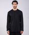 FLEX SHIRT FULL SLEEVES ROUND NECK — MENS BLACK