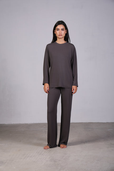 ON CALL FULL SLEEVES SET — WOMENS GREY