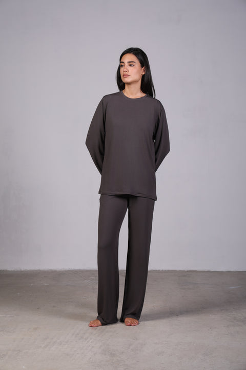 ON CALL FULL SLEEVES SET — WOMENS GREY