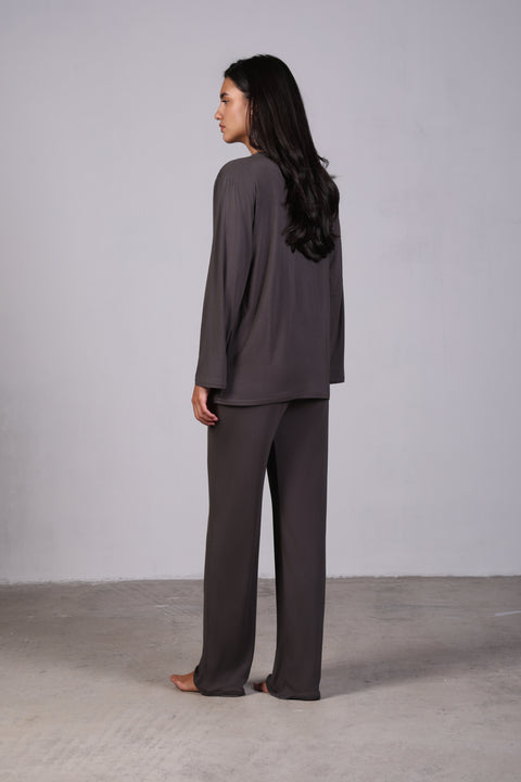 ON CALL FULL SLEEVES SET — WOMENS GREY
