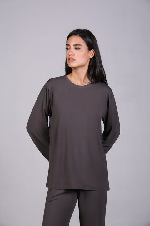 ON CALL FULL SLEEVES SET — WOMENS GREY
