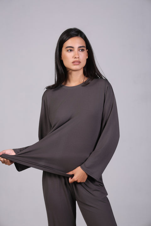 ON CALL FULL SLEEVES SET — WOMENS GREY