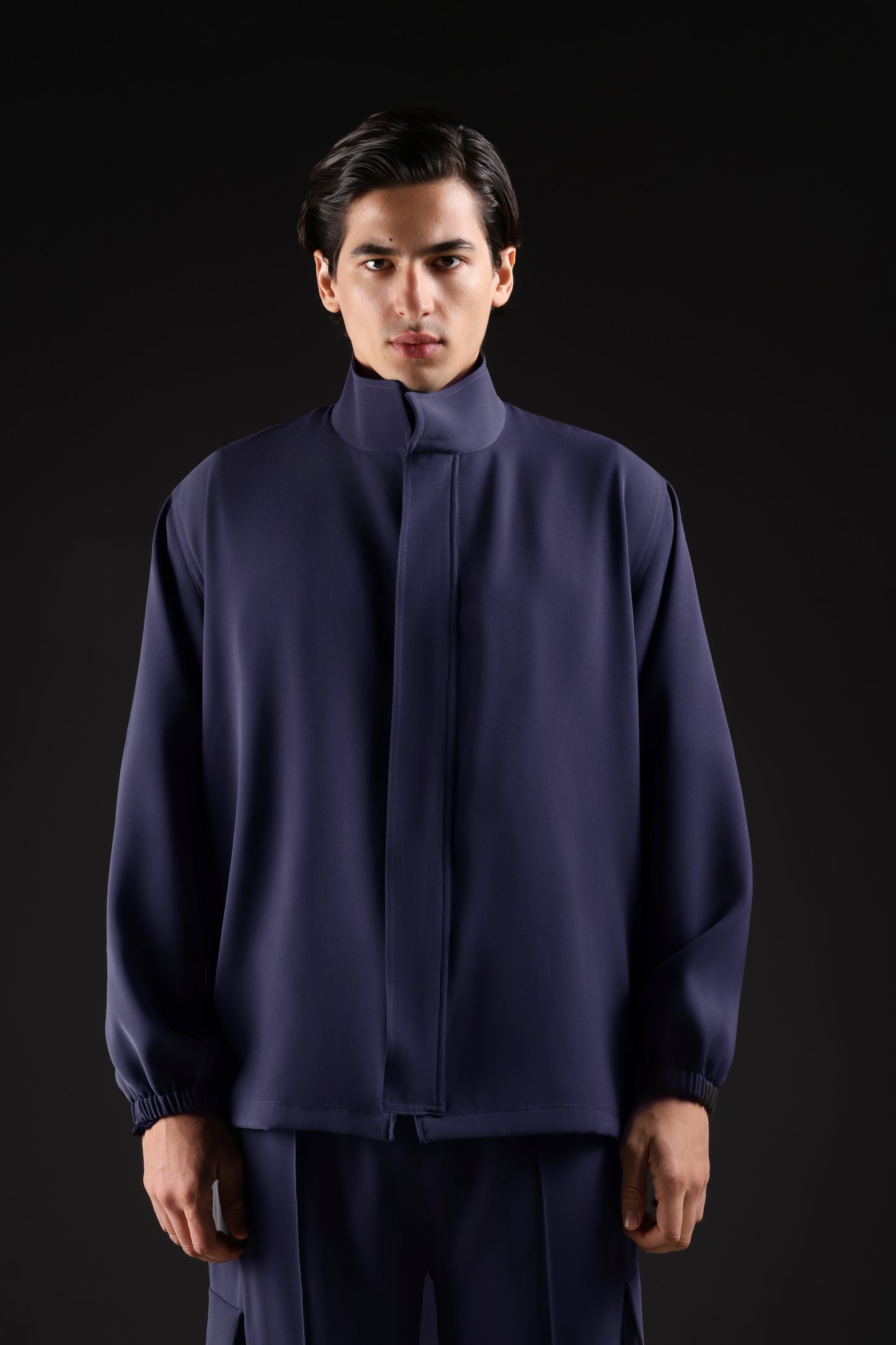 SOLID JACKET — IN NAVY