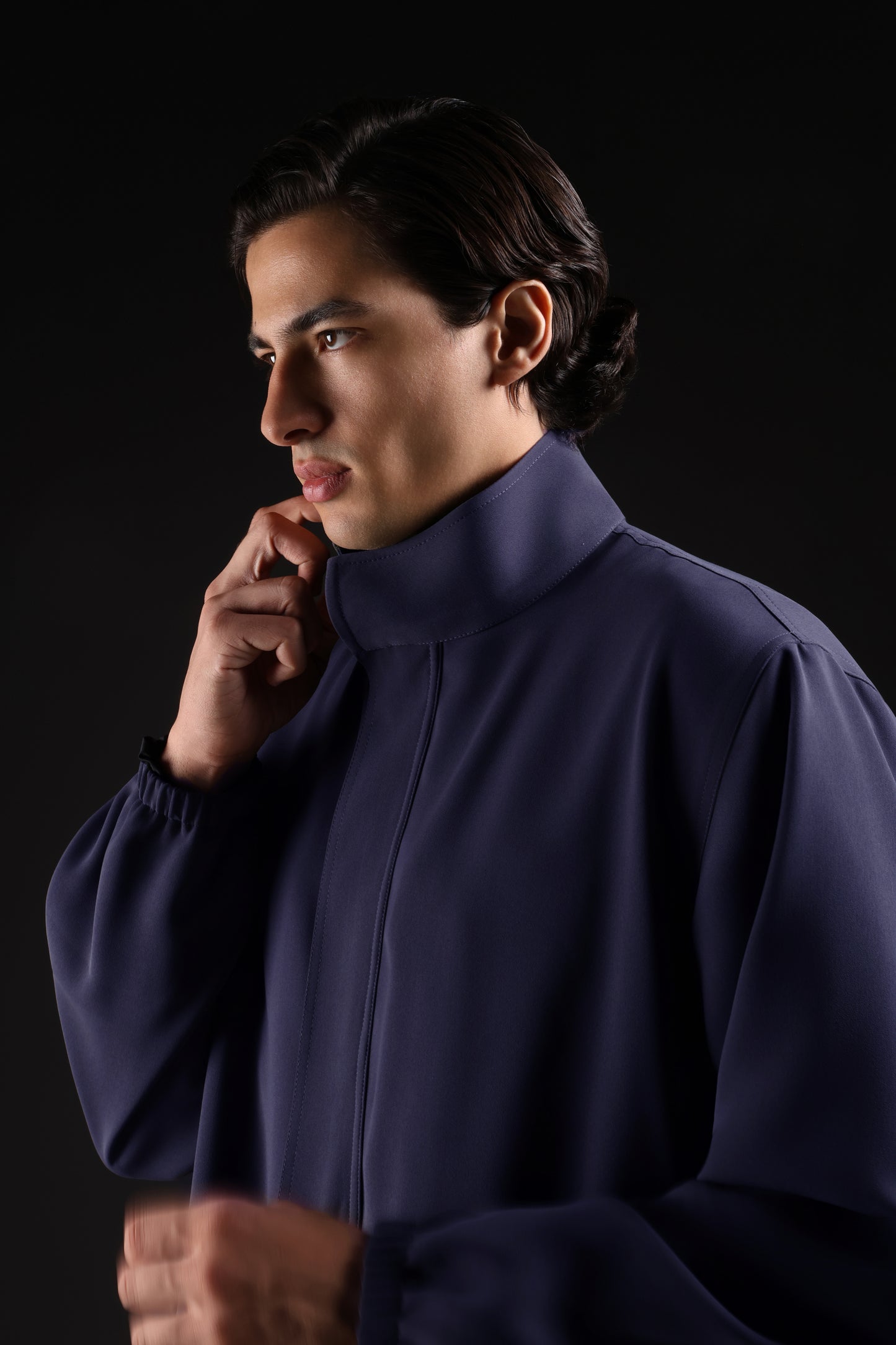 SOLID JACKET — IN NAVY