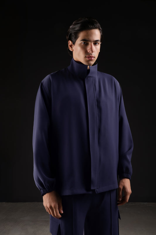 SOLID JACKET — IN NAVY