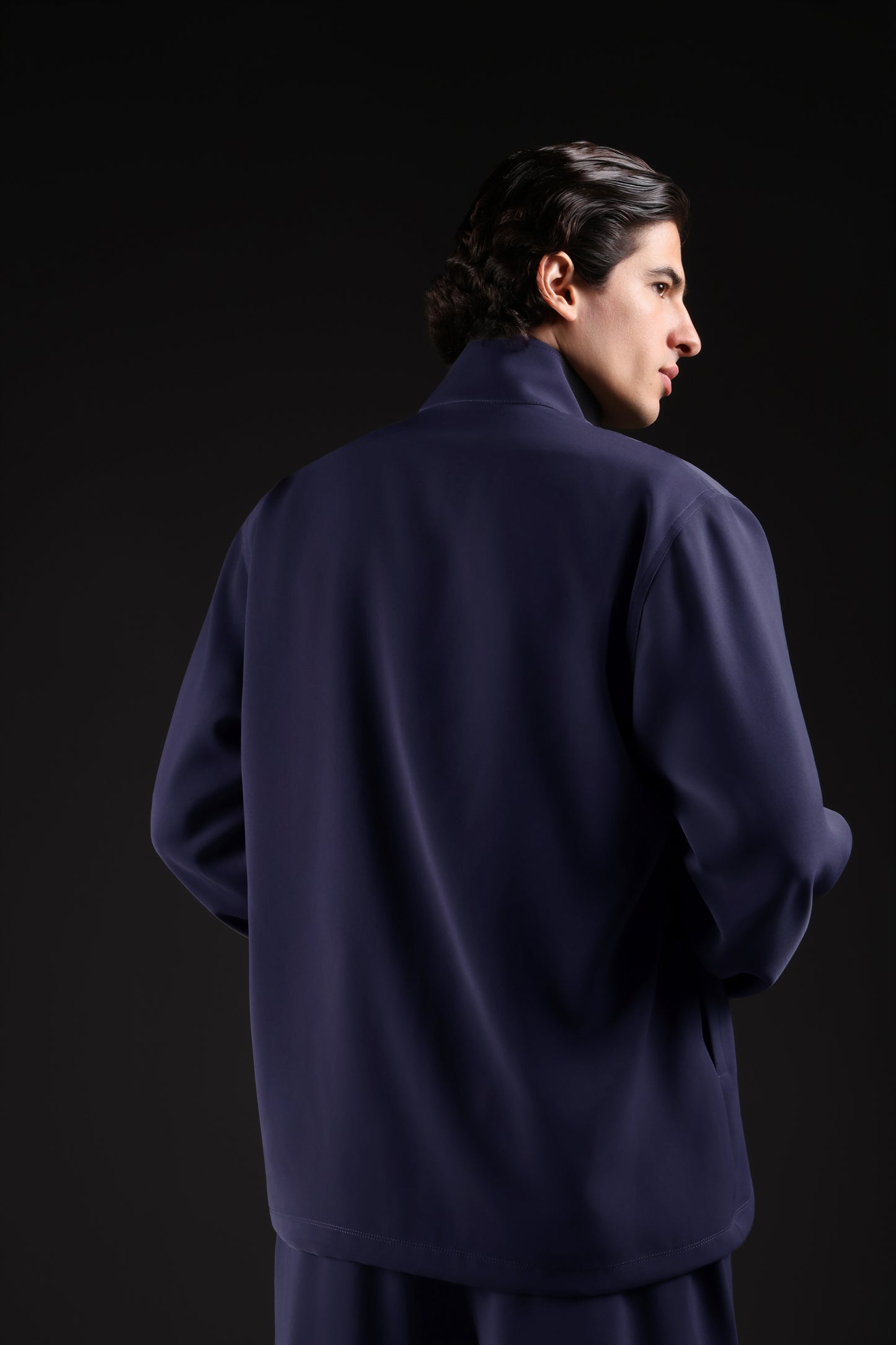 SOLID JACKET — IN NAVY