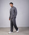 FLEX SHIRT FULL SLEEVES HIGH NECK SET — MENS GREY