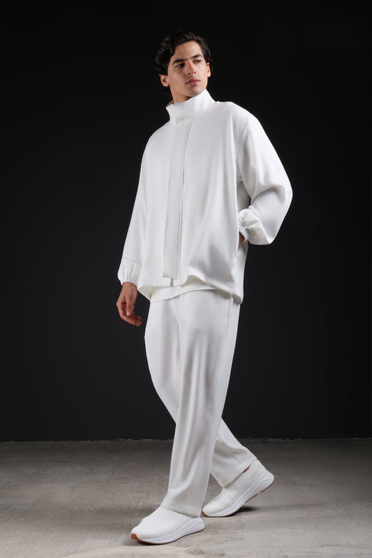 SOLID JACKET — IN WHITE