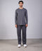 FLEX SHIRT FULL SLEEVES ROUND NECK SET — MENS GREY