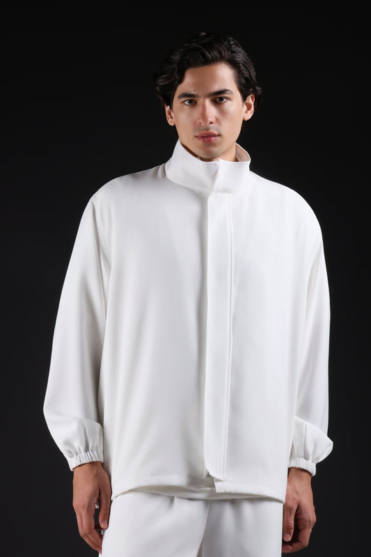 SOLID JACKET — IN WHITE