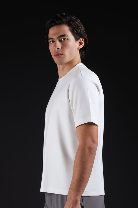BASIC TEE ROUND NECKLINE — IN WHITE