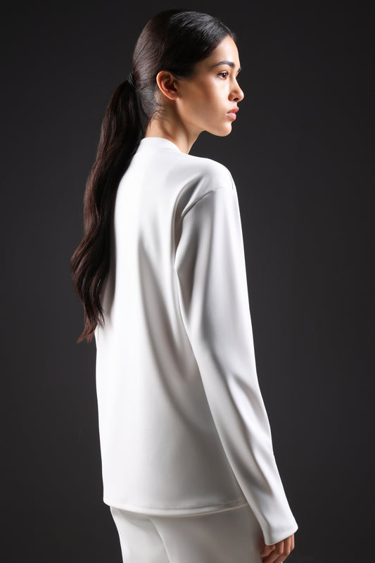 FLEX SHIRT FULL SLEEVE — IN WHITE