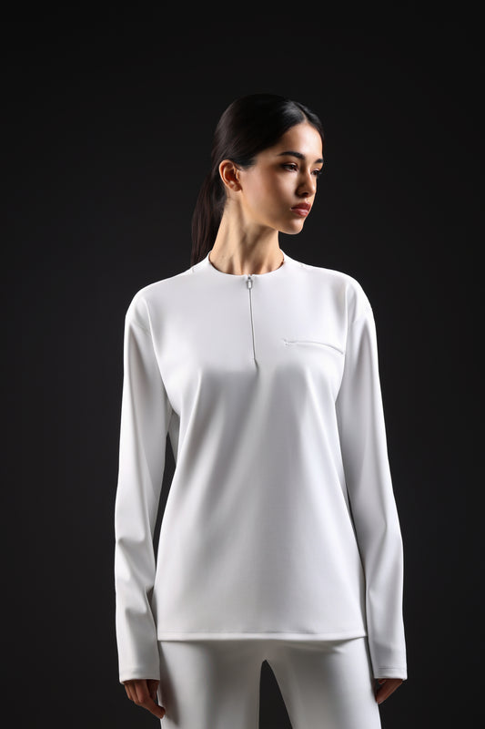 FLEX SHIRT FULL SLEEVE — IN WHITE