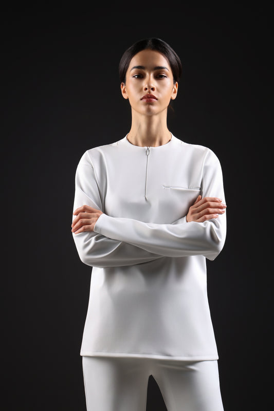 FLEX SHIRT FULL SLEEVE — IN WHITE