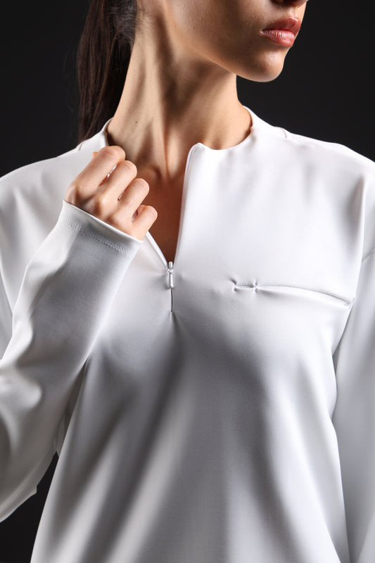 FLEX SHIRT FULL SLEEVE — IN WHITE