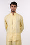 THE JAPANESE LINEN SHIRT  — MENS YELLOW